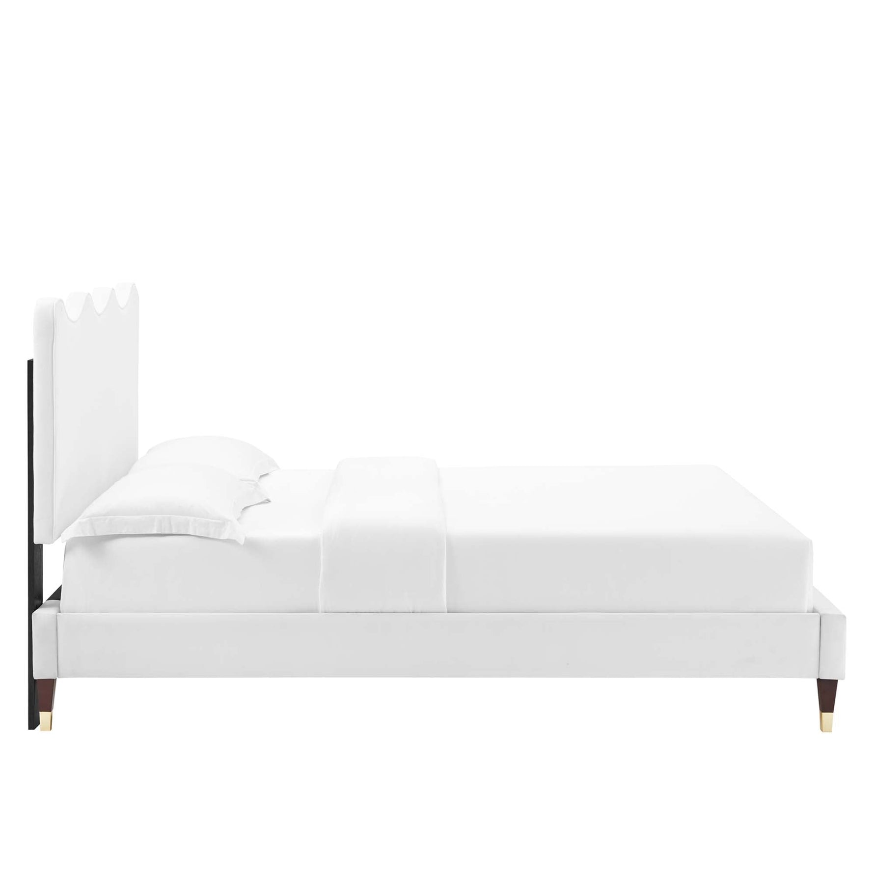 Current Performance Velvet Full Platform Bed by Modway