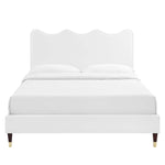 Current Performance Velvet Full Platform Bed by Modway