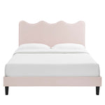 Current Performance Velvet Full Platform Bed by Modway