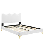 Current Performance Velvet Queen Platform Bed by Modway
