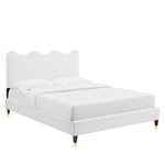 Current Performance Velvet Queen Platform Bed by Modway