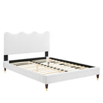 Current Performance Velvet Queen Platform Bed by Modway