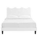 Current Performance Velvet Queen Platform Bed by Modway