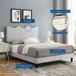 Current Performance Velvet King Platform Bed by Modway