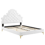Gwyneth Tufted Performance Velvet Queen Platform Bed by Modway