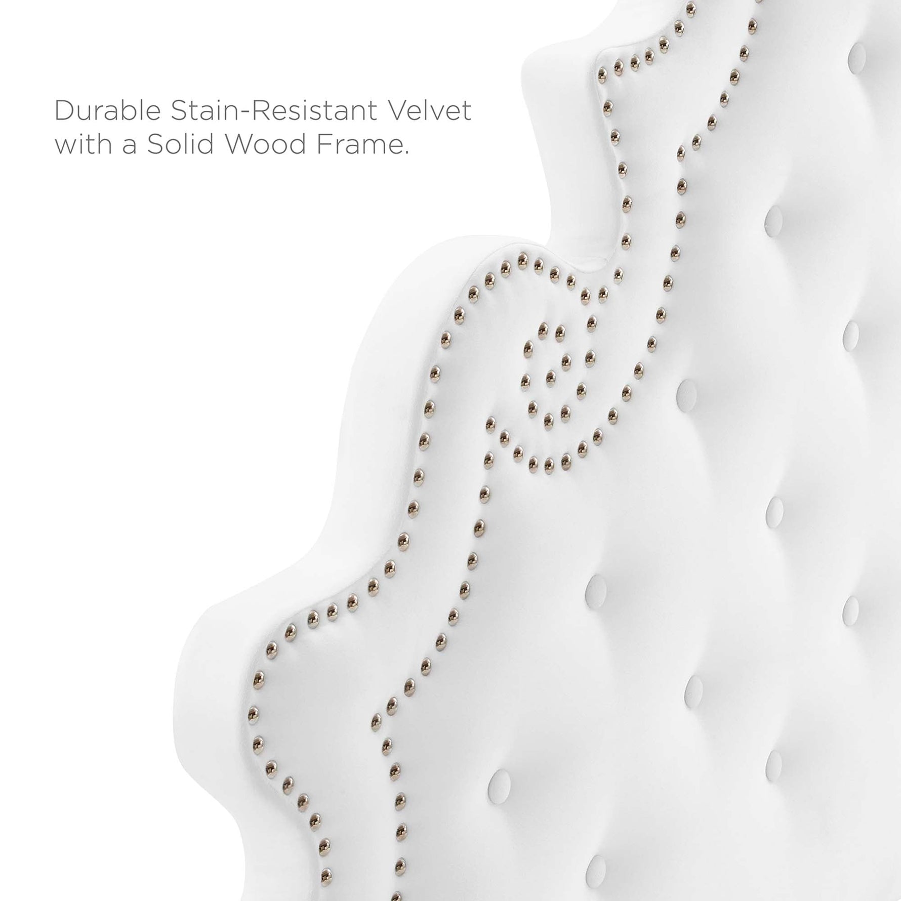 Gwyneth Tufted Performance Velvet Queen Platform Bed by Modway