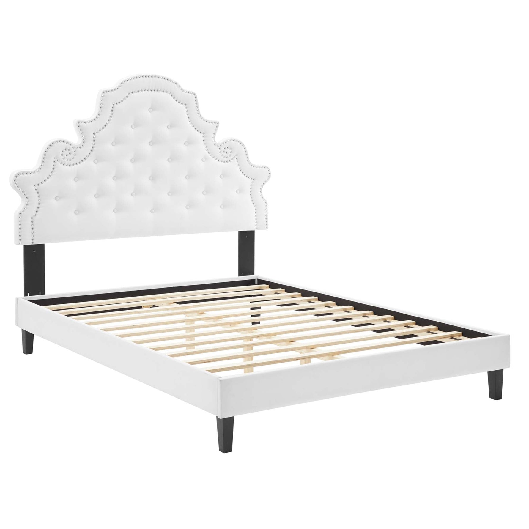 Gwyneth Tufted Performance Velvet Queen Platform Bed by Modway