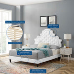 Gwyneth Tufted Performance Velvet Twin Platform Bed by Modway