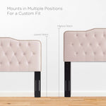 Amber Tufted Performance Velvet Twin Platform Bed by Modway