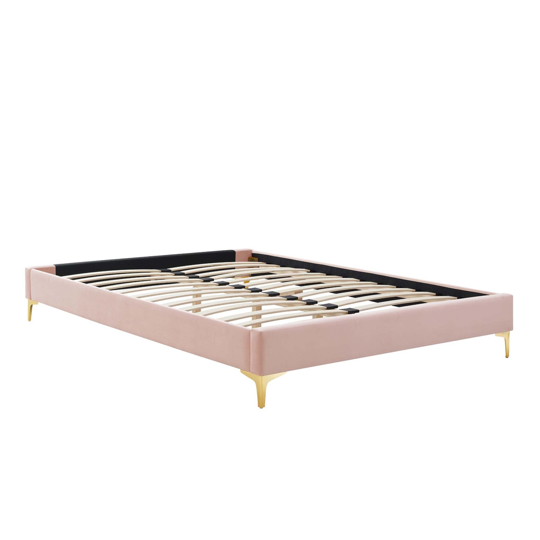 Amber Tufted Performance Velvet Twin Platform Bed by Modway