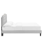 Amber Tufted Performance Velvet King Platform Bed by Modway