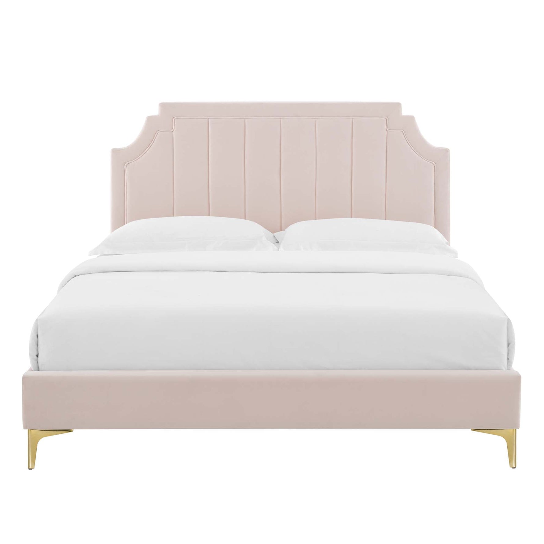 Sienna Performance Velvet Full Platform Bed by Modway