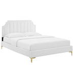 Sienna Performance Velvet Full Platform Bed by Modway