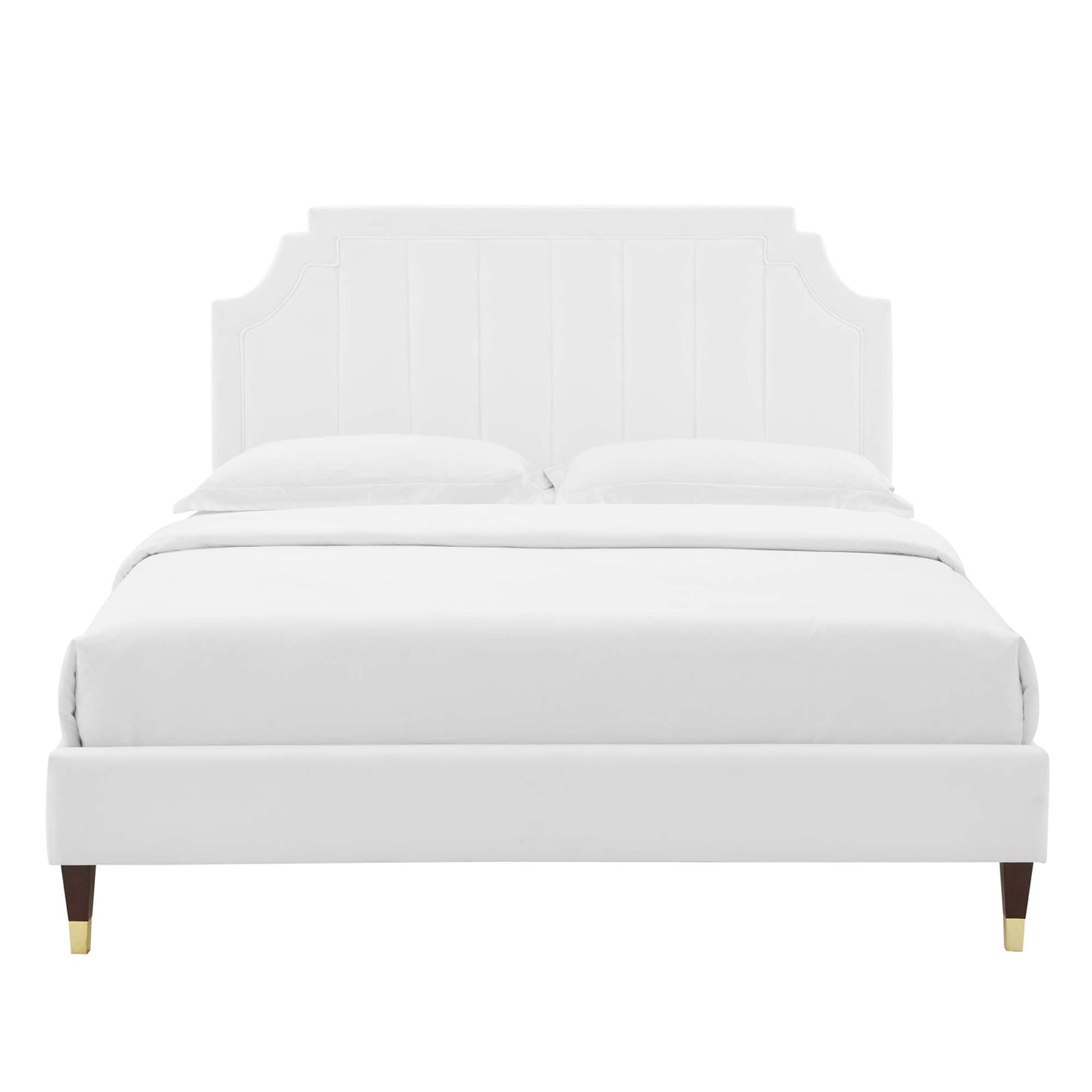 Sienna Performance Velvet Full Platform Bed by Modway