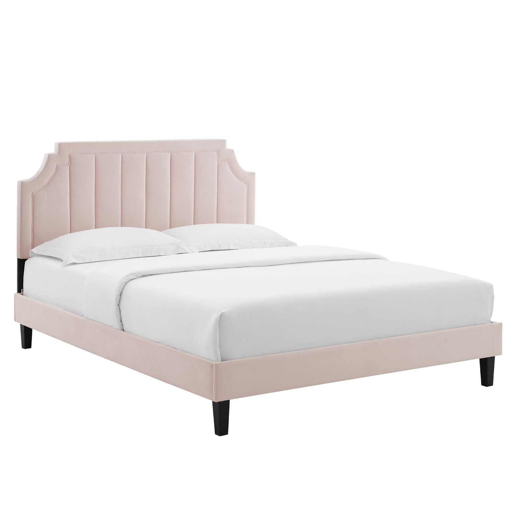 Sienna Performance Velvet Full Platform Bed by Modway