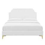 Sienna Performance Velvet King Platform Bed by Modway