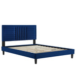 Sofia Channel Tufted Performance Velvet Full Platform Bed by Modway