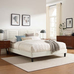 Sofia Channel Tufted Performance Velvet Full Platform Bed by Modway