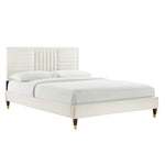 Sofia Channel Tufted Performance Velvet King Platform Bed by Modway