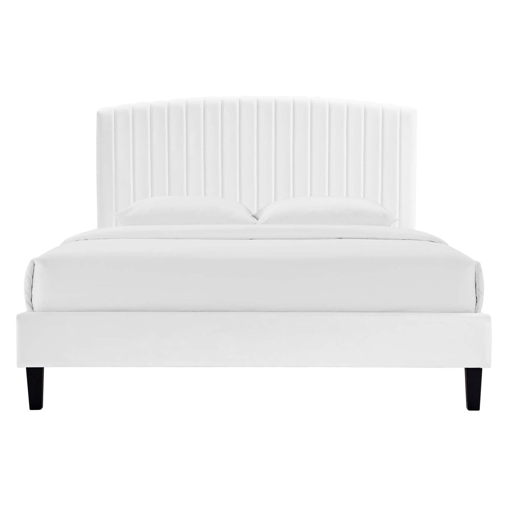 Alessi Performance Velvet Twin Platform Bed by Modway
