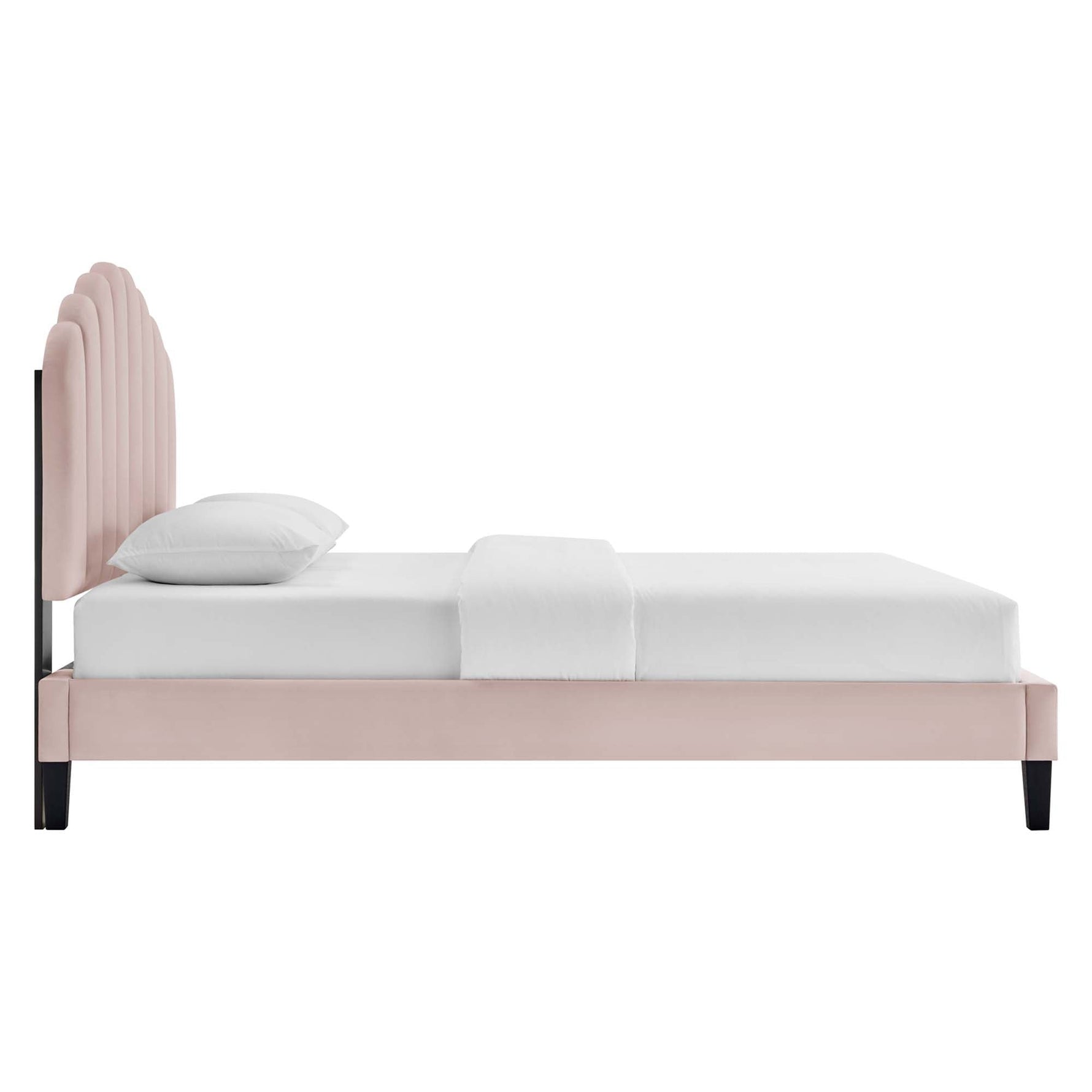 Daisy Performance Velvet Twin Platform Bed by Modway