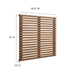 Render Wall Mount Twin Headboard by Modway