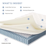 Jenna 12" Innerspring and Foam Queen Mattress by Modway