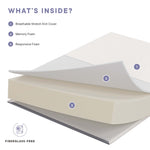Mila 12" Full Memory Foam Mattress by Modway