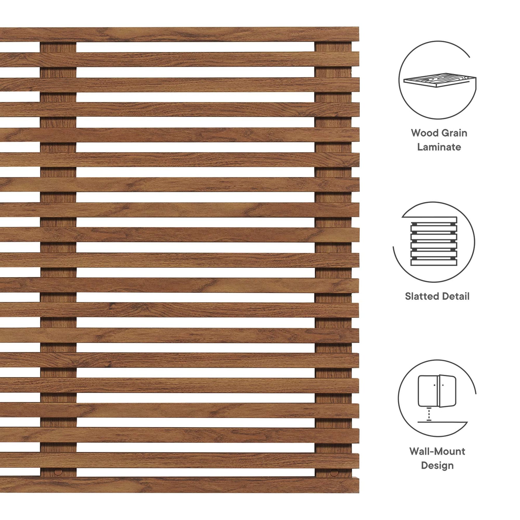 Render Wall Mount King Headboard by Modway