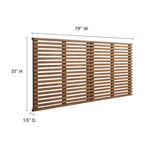 Render Wall Mount King Headboard by Modway
