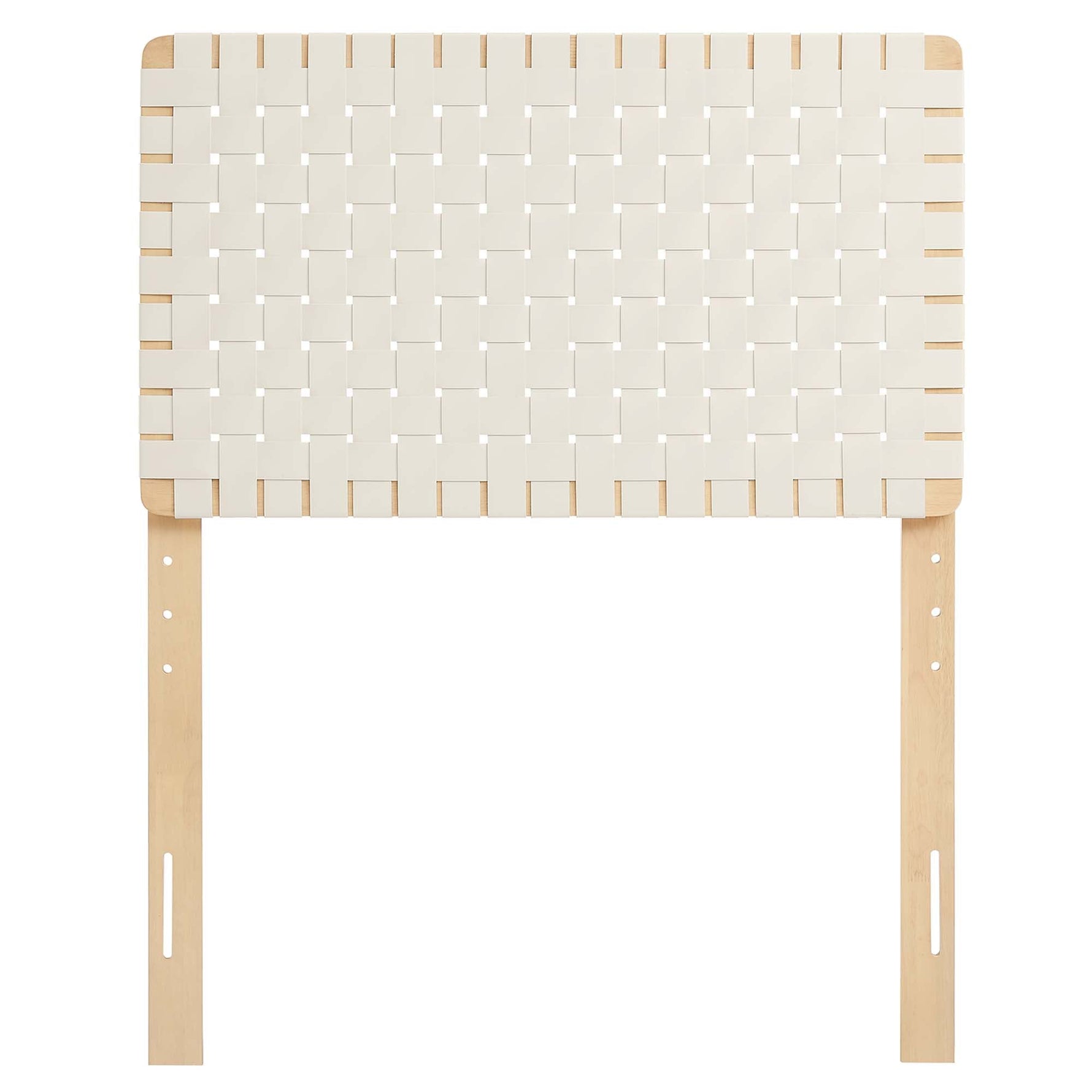 Sparta Weave Vegan Leather Twin Headboard
