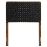 Sparta Weave Vegan Leather Twin Headboard