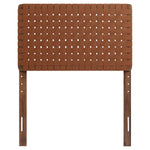 Sparta Weave Vegan Leather Twin Headboard