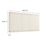 Sparta Weave Vegan Leather Full Headboard by Modway