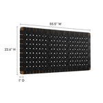 Sparta Weave Vegan Leather Full Headboard by Modway