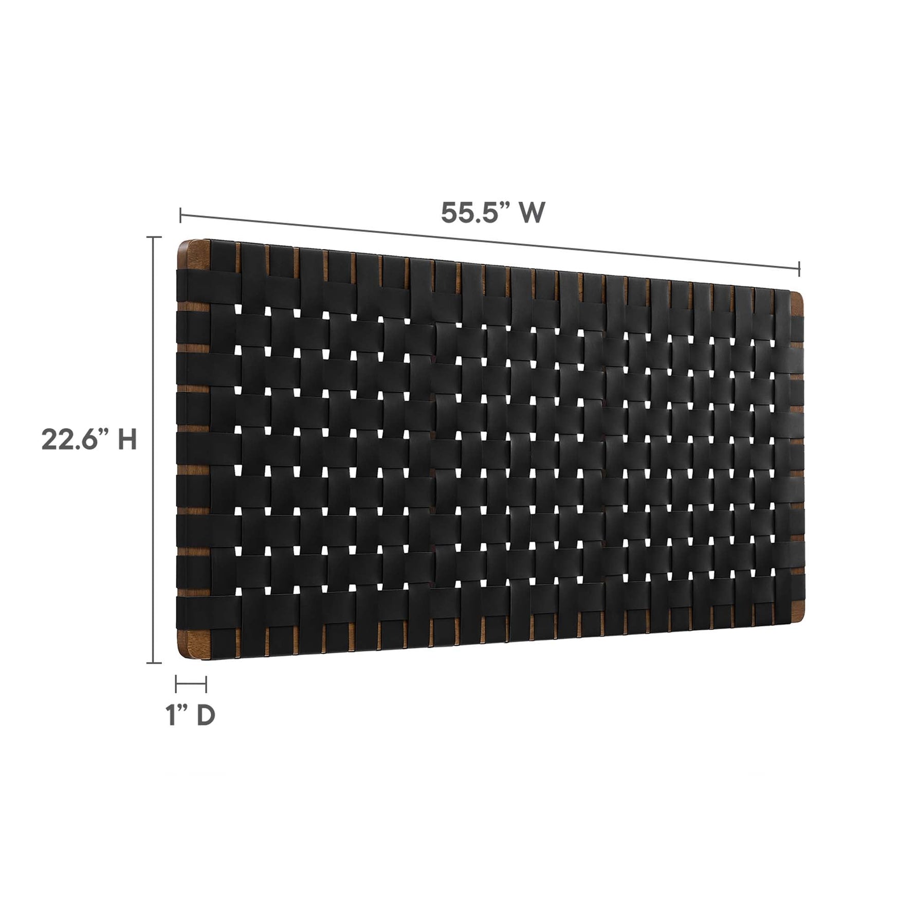 Sparta Weave Vegan Leather Full Headboard by Modway