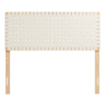 Sparta Weave Vegan Leather Full Headboard by Modway