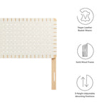 Sparta Weave Vegan Leather Full Headboard by Modway