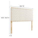 Sparta Weave Vegan Leather Full Headboard by Modway