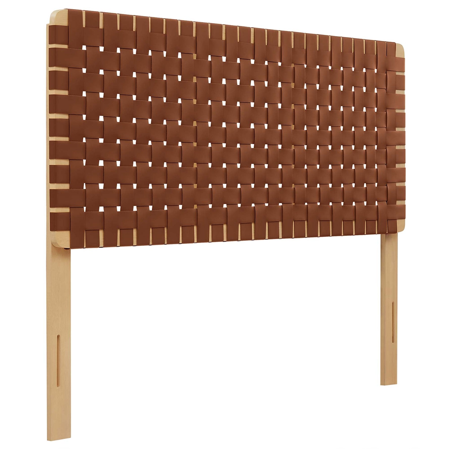 Sparta Weave Vegan Leather Full Headboard by Modway