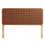 Sparta Weave Vegan Leather Full Headboard by Modway
