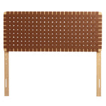 Sparta Weave Vegan Leather Full Headboard by Modway