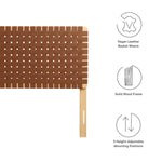 Sparta Weave Vegan Leather Full Headboard by Modway