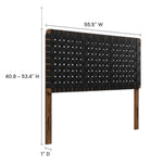 Sparta Weave Vegan Leather Full Headboard by Modway
