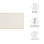 Sparta Vegan Leather Weave Queen Headboard by Modway