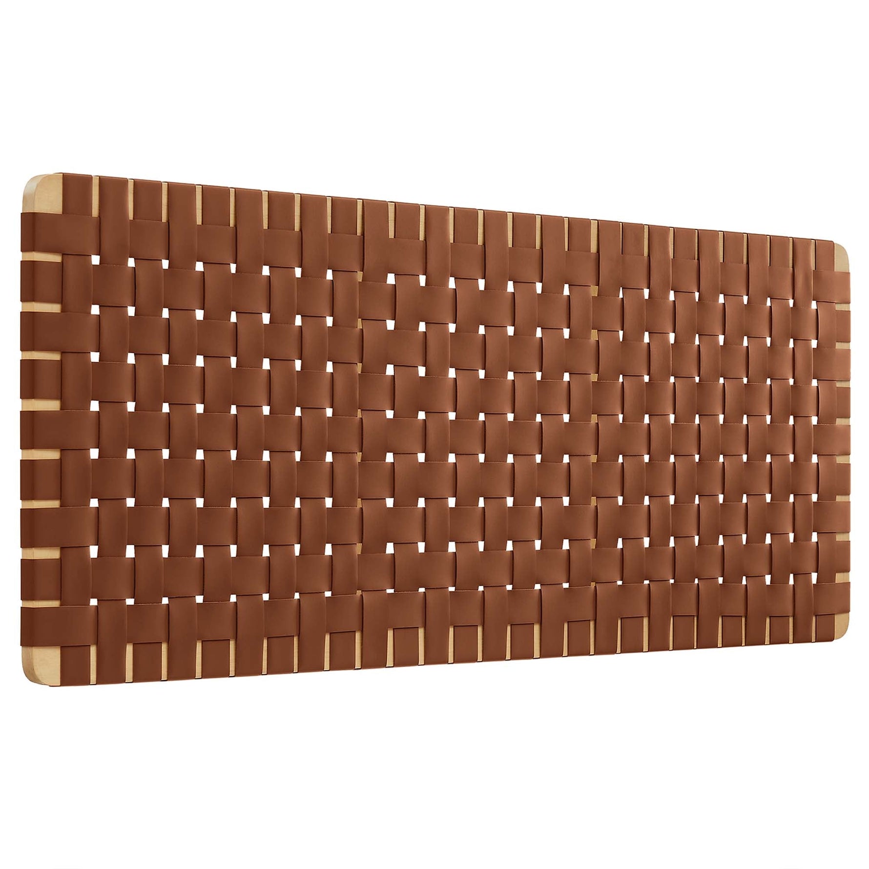 Sparta Vegan Leather Weave Queen Headboard by Modway
