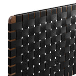 Sparta Vegan Leather Weave Queen Headboard by Modway