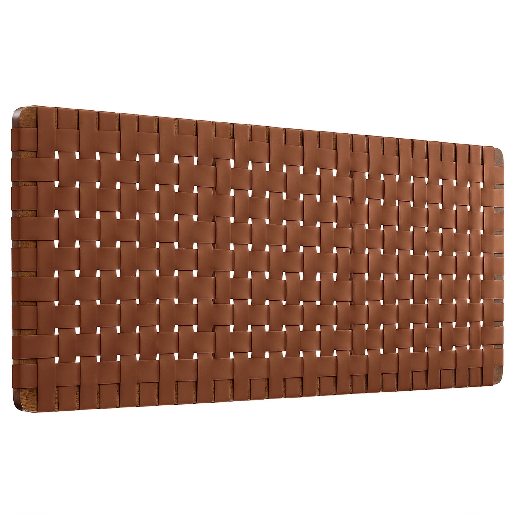 Sparta Vegan Leather Weave Queen Headboard by Modway