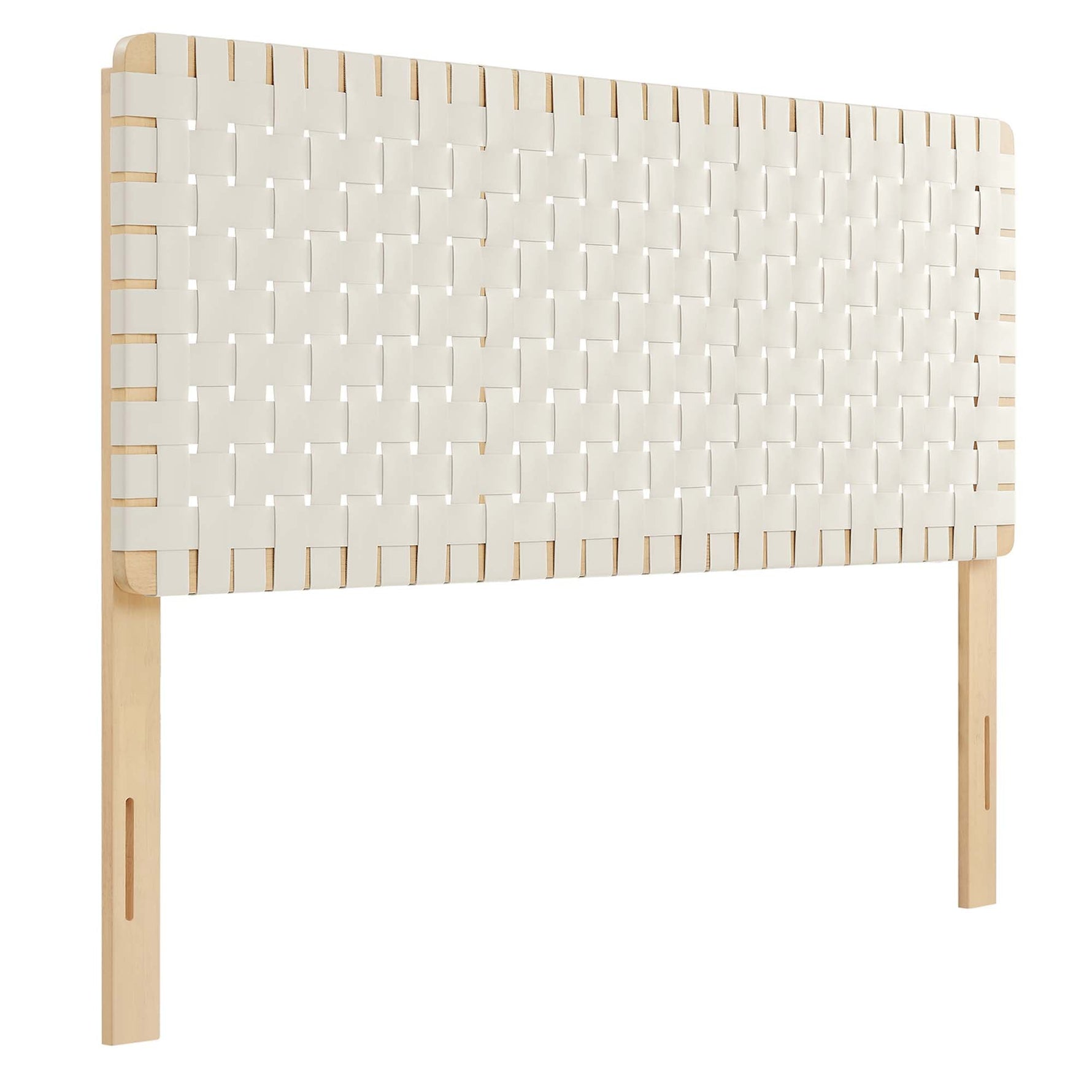 Sparta Weave Vegan Leather Queen Headboard by Modway