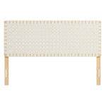 Sparta Weave Vegan Leather Queen Headboard by Modway